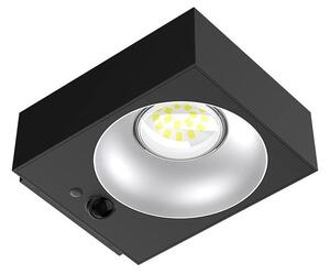 Viking - Димируемо соларно стенно осветително тяло със сензор LED/2W/3,7V IP65 4000K