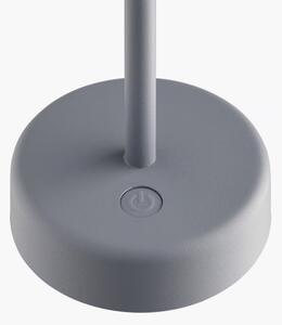 Nordlux - LED презареждаема външна настолна лампа с регулируема яркост ELLEN LED/2,8W/3,7V IP44 сива