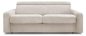 Кремав разтегателен диван от рипсено кадифе 195 cm Monaco – Bobochic Paris