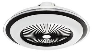 LED Димируема лампа с вентилатор ZEPHYR LED/48W/230V черна + д.у