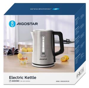 Aigostar - Кана 1,7l 2200W/230V хром