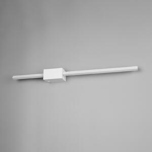Trio Lighting LED стенна лампа Cassino, бяла матова, ширина 70 cm, метал, Затъмняване, Бял, Дневна/трапезария, Метал, Модерен
