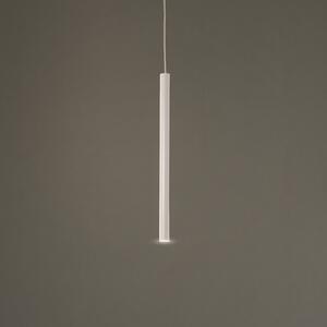 Argon LED висяща лампа Rulo, бежова, стомана, Ø 3,2 cm, Бежов, Дневна/трапезария, Метал