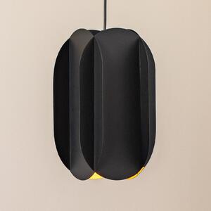 Opviq Висяща лампа Corner, черна, височина 35 cm, метал, E27, Затъмняване, Черен, Дневна/трапезария, Метал, Модерен