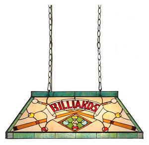 Prezent 1715 - Полилей на верига TIFFANY BILLIARD 3xE27/60W/230V