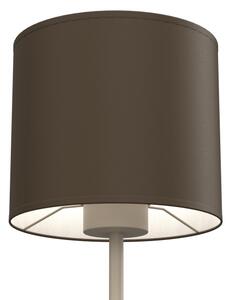 Настолна лампа ARDEN 1xE27/15W/230V бежова/кафява