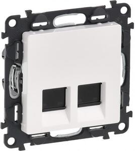 Legrand Розетка2хRJ45 cat.6A STP цвят бял Valena Life - 753149