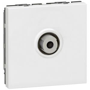 Legrand Розетка TV тип F-конектор 1dB 2 мод. цвят бял Mosaic - 078780