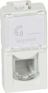 Legrand Розетка RJ11 1 мод. цвят бял Mosaic - 078730