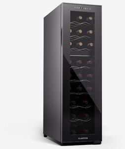 Klarstein Shiraz 24 Uno, охладител за вино, 2 зони, 75 л/24 бутилки, 5-18 °C, сензорно управление