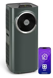 Klarstein Kraftwerk Smart 12K, мобилен климатик, 12 000 BTU, контрол чрез приложение, антрацит