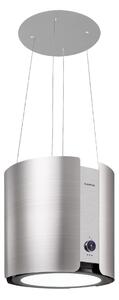 Klarstein Skyfall, островен абсорбатор, Ø 45 см, рециркулация, 402 м³ / ч, LED, неръждаема стомана, сребърно