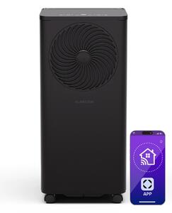Klarstein Aero Ring 7K, климатик, 7 000 BTU, мобилен и интелигентен, за макс. 25 м² с гласово управление