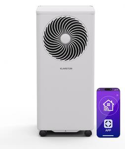 Klarstein Aero Ring 7K, климатик, 7 000 BTU, мобилен и интелигентен, за макс. 25 м² с гласово управление
