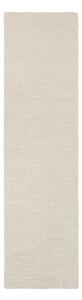 Ръчно изработена вълнена пътека в цвят слонова кост 80x230 cm Harris Boucle – Flair Rugs