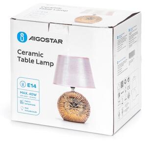 Aigostar - Настолна лампа 1xE14/40W/230V златист