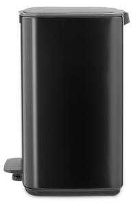 Кош за боклук Brabantia Bo Pedal 1010138, 12 л, Леко затваряне, Противоплъзгаща основа, Черен