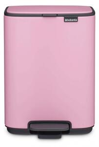 Кош за боклук Brabantia Bo Pedal 1010444, 4 л, Леко затваряне, Противоплъзгаща основа, Розов
