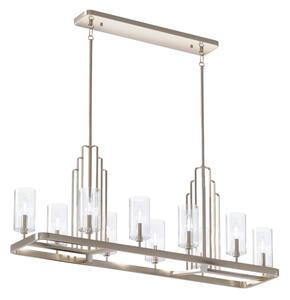 Quintiesse QN-KIMROSE10-PN - Полилей на тръба KIMROSE 10xE14/40W/230V лъскав хром