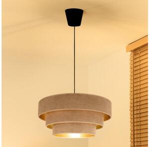Brilagi - Пендант на шнур LUNETA 1xE27/60W/230V Ø 40 cm бежово/златисто