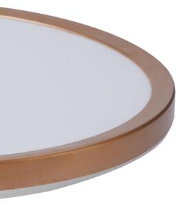 Brilagi - LED таванно осветително тяло за баня ULTRA SLIM LED/18W/230V Ø 30 см розово злато IP54