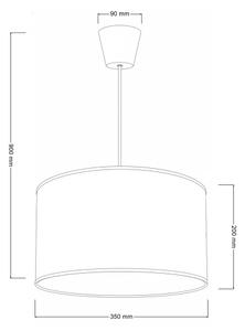 Brilagi - LED детски подвесен полилей на кабел BOBO 1xE27/60W/230V Ø 35 см бял/зайчета