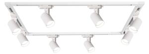Brilagi - Точково осветително тяло за релсова система HUSKY 8xGU10/10W/230V, бяло