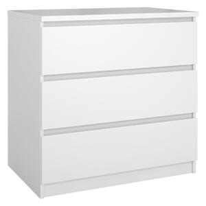 Бял скрин 77x76x50 cm Naia – Tvilum