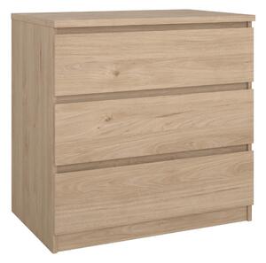 Скрин от декор от дъб в естествен цвят 77x76x50 cm Naia – Tvilum