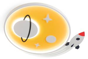 Brilagi -LED Детско таванно осветително тяло STARSHIP LED/64W/230V 3000/4500K жълто