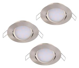 Eglo 32806 - К-кт 3бр. LED лунички MUNIZ 1xLED/6W/230V