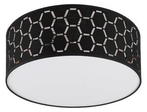 Плафон ULLE 1xE27/15W/230V Ø 35 см черен