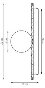 Стенно осветително тяло UMBRA 1xG9/8W/230V бяло