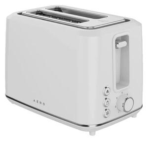 Тостер AENO TS1 White, 7 степени, функция претопляне, тава за трохи, 920W