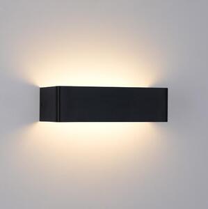 Brilagi - LED външно стенно осветително тяло DONNANI LED/12W/230V черно IP44