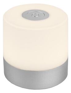Briloner -LED димируема презареждаема сензорна външна настолна лампа LED/2W/5V 2700K IP44 матов хром