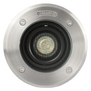 FARO 70310 - Външно осветително тяло за настилка GEISER 1xGU10/8W/230V IK08 IP67 неръждаема стомана