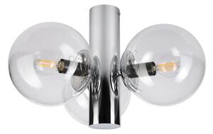 Таванно осветително тяло SFERIO 3xE14/5W/230V, блестящ хром/прозрачно