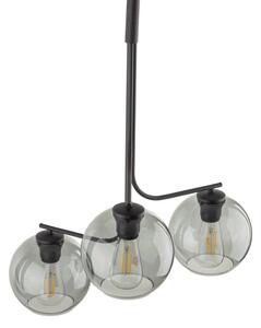 LED полилей на кабел CESAR 3xE27/15W/230V черен/димно сив