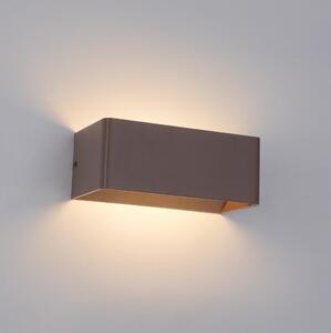 Brilagi - LED външно стенно осветително тяло DONNANI LED/7W/230V кафяво IP44