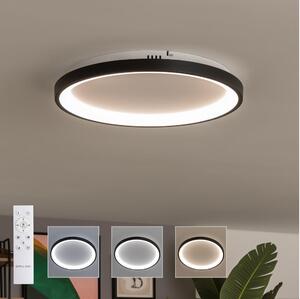 Brilagi - LED димируем таванен плафон FALCON SLIM LED/42W/230V Ø 50 см черен + дистанционно