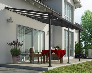 Сенник за тераса Feria Palram - Canopia 4 х 4,25 м сив
