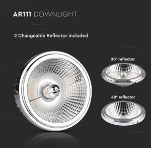 LED Спот за вграждане LED/20W/230V 4000K Ø 11 см лъскав хром