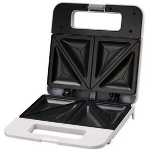Сандвич тостер Esperanza EKT010W Parmigiano, 1000W, Четири сандвича, Тефлонови плочи, Бял