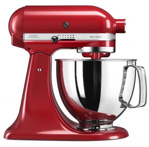 Планетарен миксер KitchenAid Artisan Elegance 5KSM125EER, 300 W, 4.8 л, Direct drive, 10 скорости, Червен