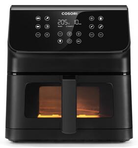 Фритюрник с горещ въздух Cosori Premium II Plus CAF-P653-KEUR, 1700W, 6.2 л, 11 програми, 360° циркулация, AirWhisper, Таймер, Черен мат