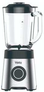 Блендер Oliver Voltz OV51162E, 800 W, 2 скорости+Pulse, Стъклена кана с капацитет 1.5 л, Трошене на лед, Сребрист