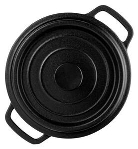 Чугунена тенджера Muhler Tika MR-2048CI, 20x10 см, 2 л, Индукция, Черен