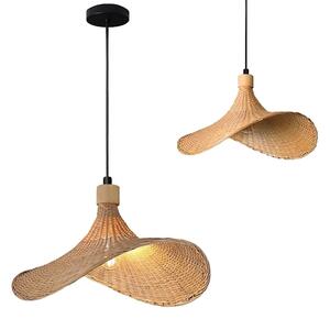 БАМБУКОВА ВИСЯЩА ЛАМПА APP1642-1CP 30cm