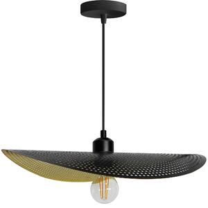 Плафон APP1470-1CP BLACK/OLD GOLD